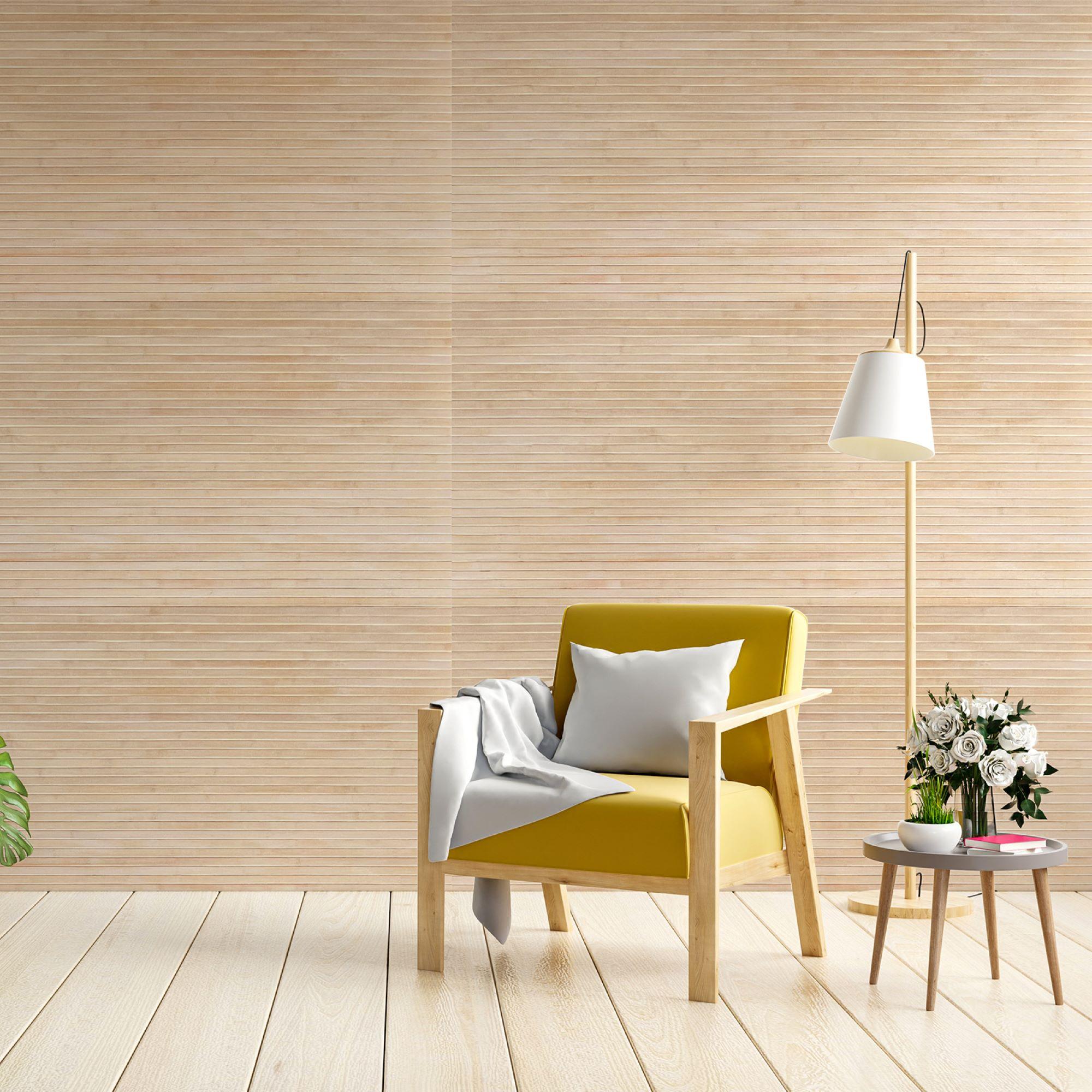 NATURAL BAMBOO WALL PANEL