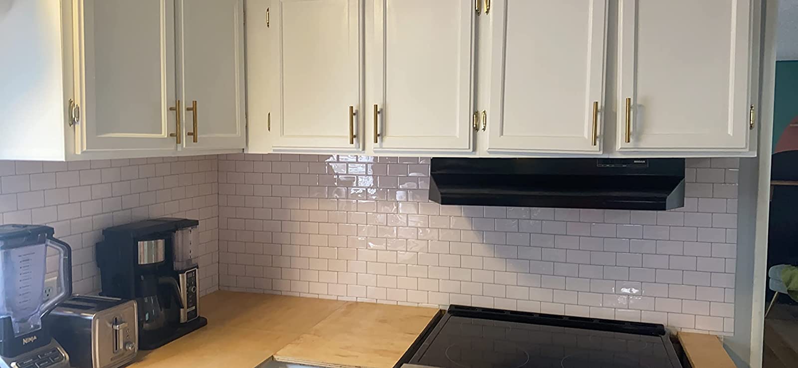 A17000-20 Sheet Peel and stick backsplash tiles for kitchen, 12''x12 ...