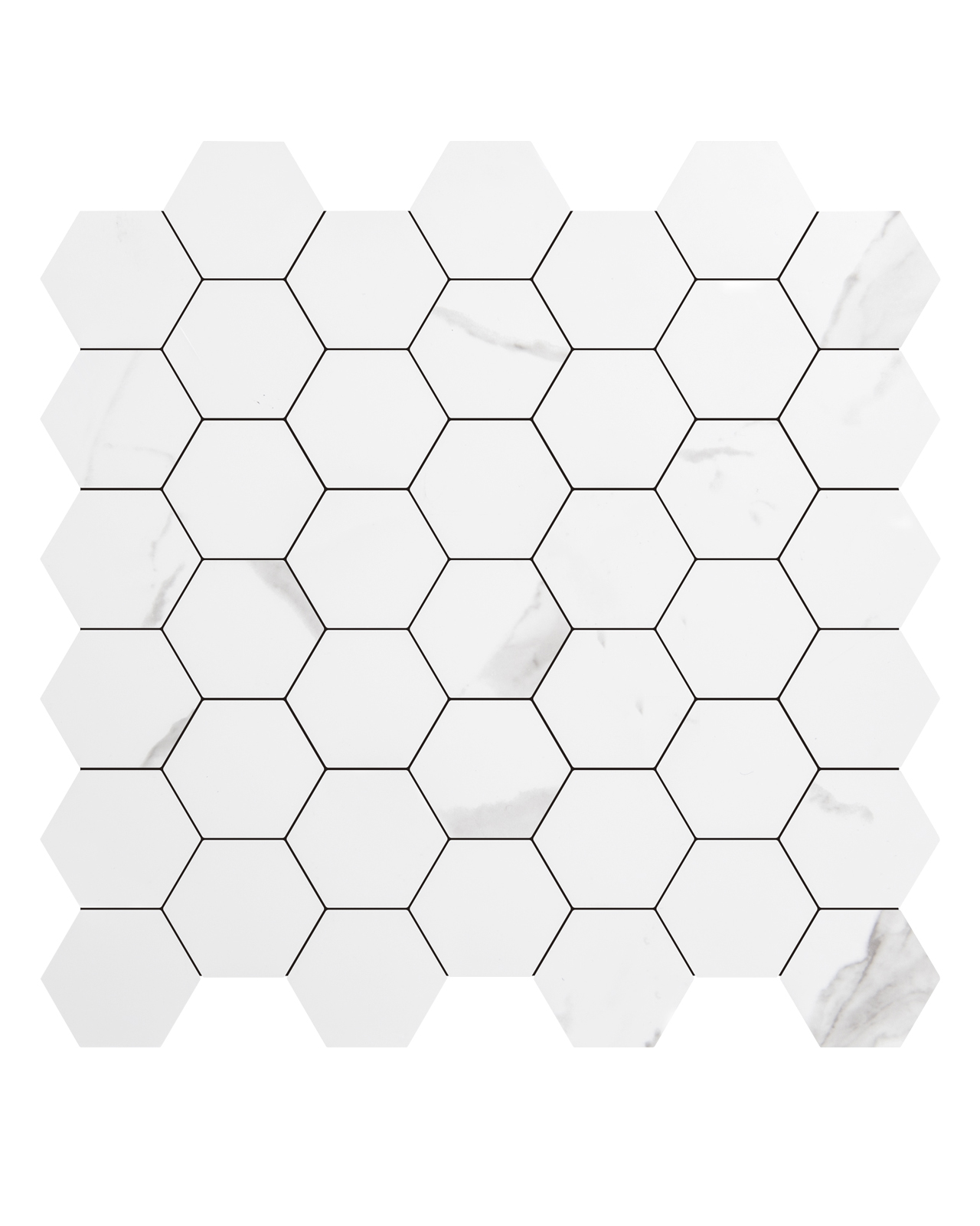 Art3d Peel and Stick Backsplash for Kitchen Décor, Self-adhesive Tile  Hexagon Mosaic Tiles 