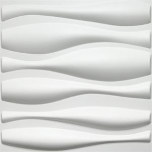Art3d Paneles PVC Pared Interior, Blanco Paneles 3D, 3D Wall