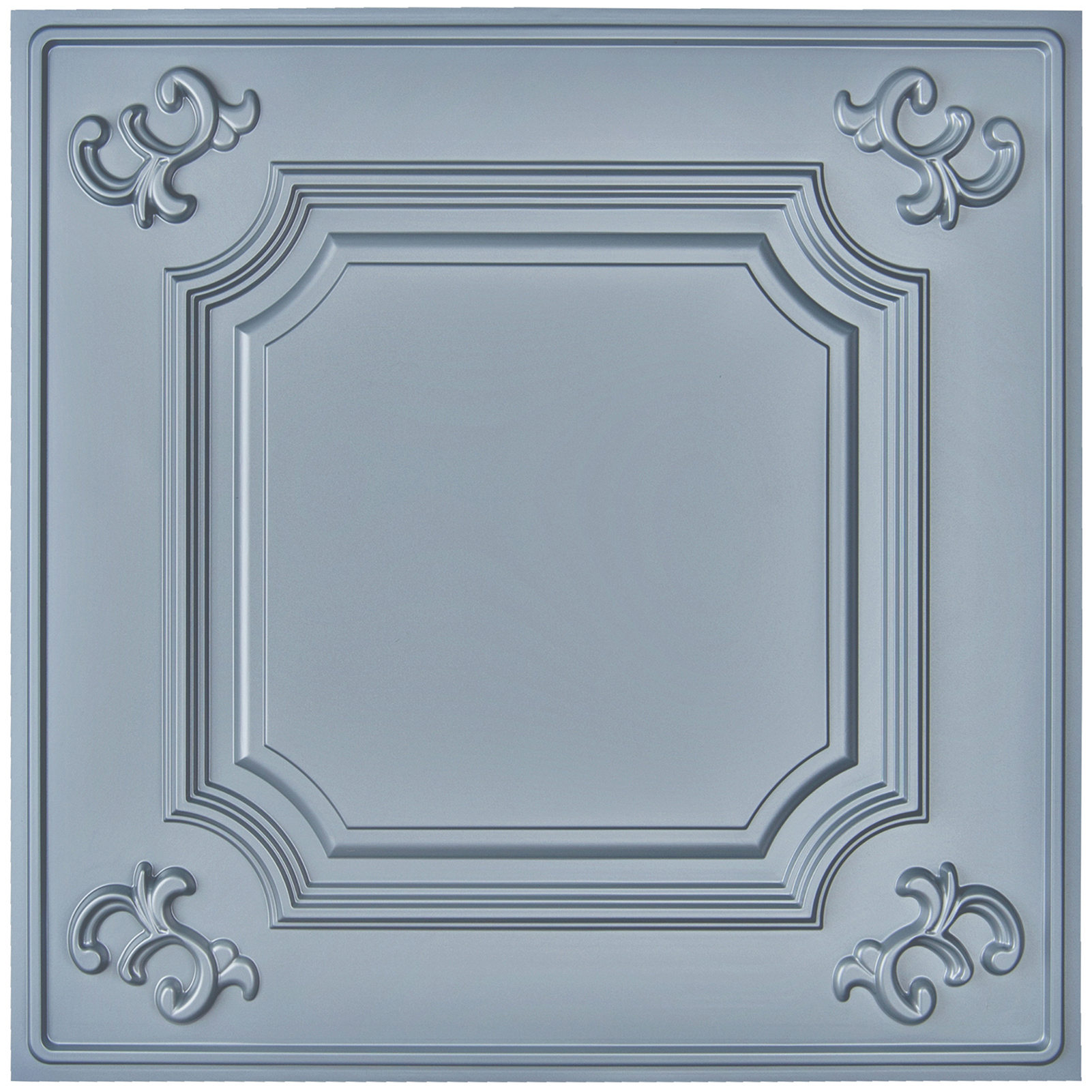 Art3d Drop Ceiling Tiles 24x24 In Gray 12 Pack 48 Sq Ft Wainscoting   A10908GY 1 