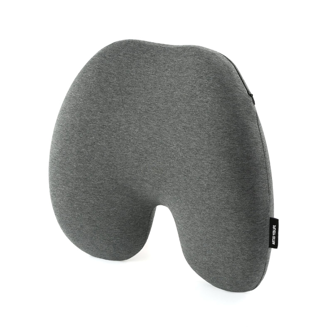 Gray Premium Lumbar Support Pillow Designed for Lower Back Pain