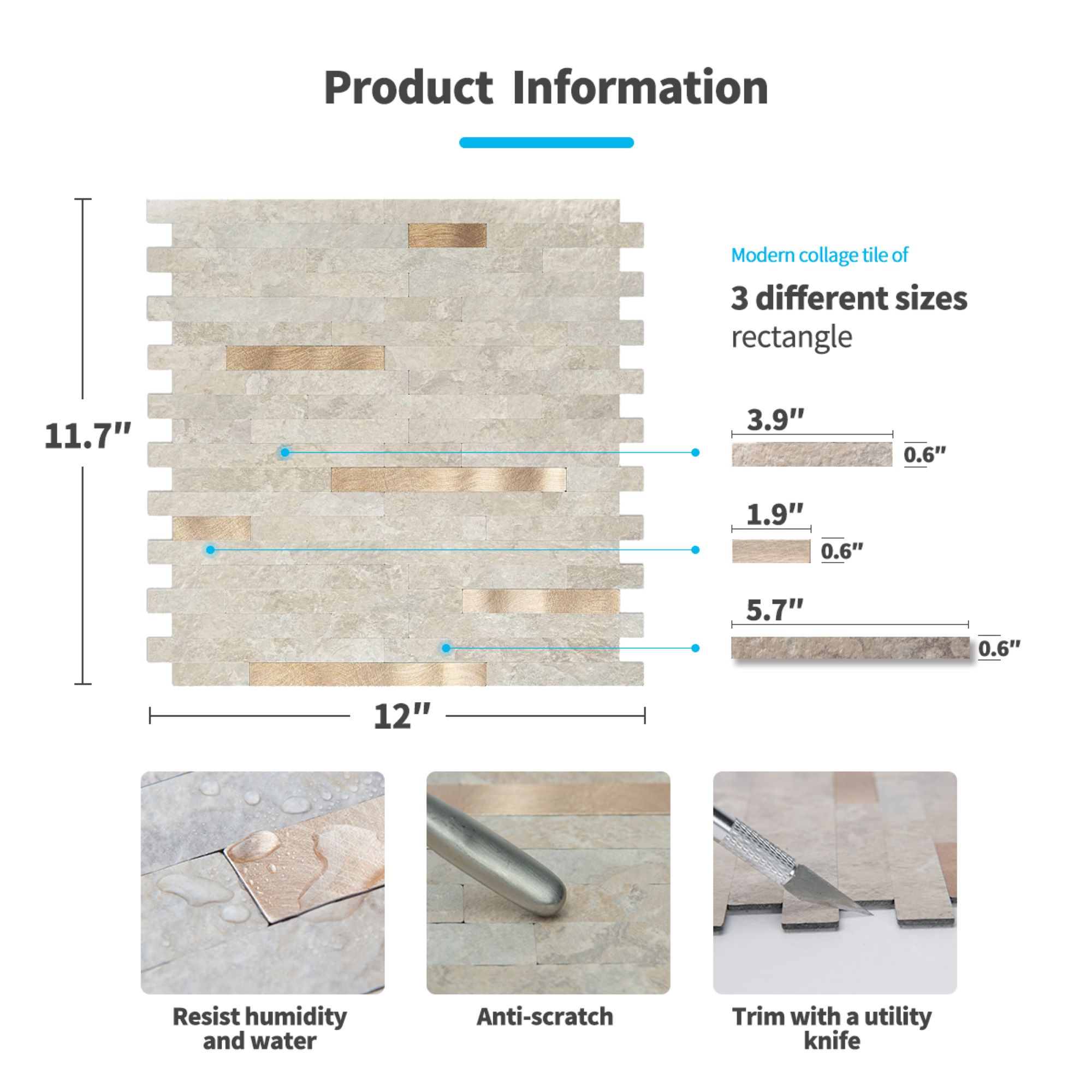 A16618-Art3d 10-Sheet Peel and Stick Stone Backsplash Tile for Kitchen ...