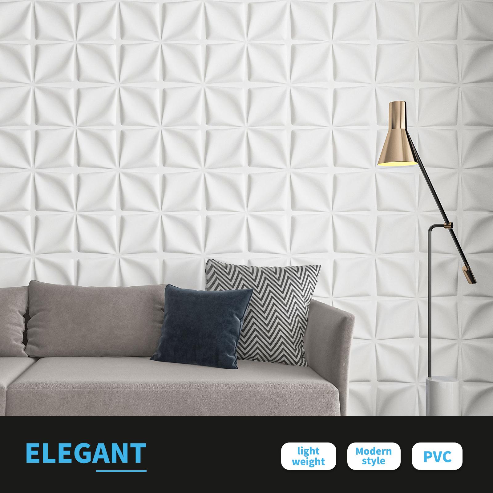 A10001 - 3D PVC Wall Panel 1 Box 32.29 Sq.Ft