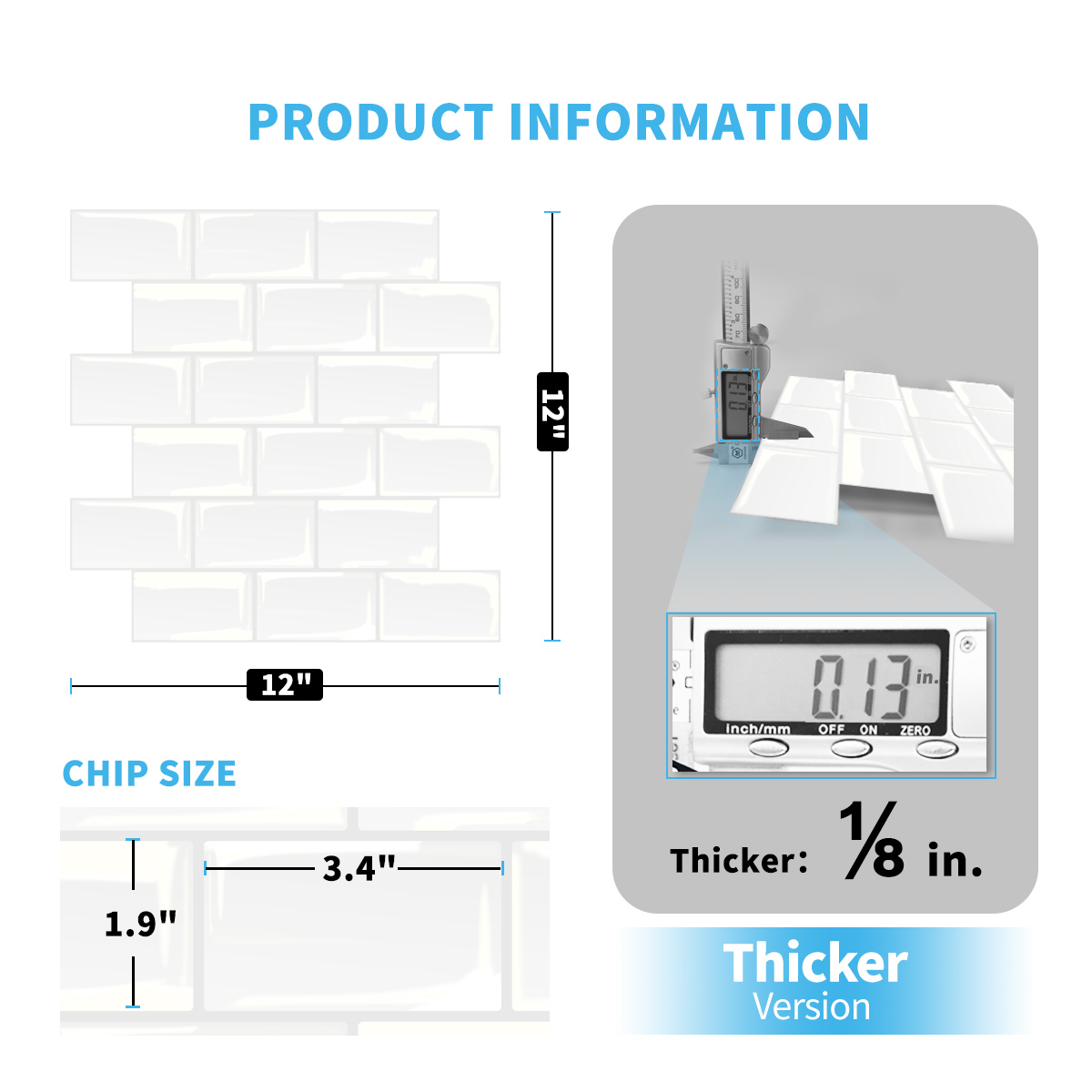 Subway Tile Digital Kitchen Scale