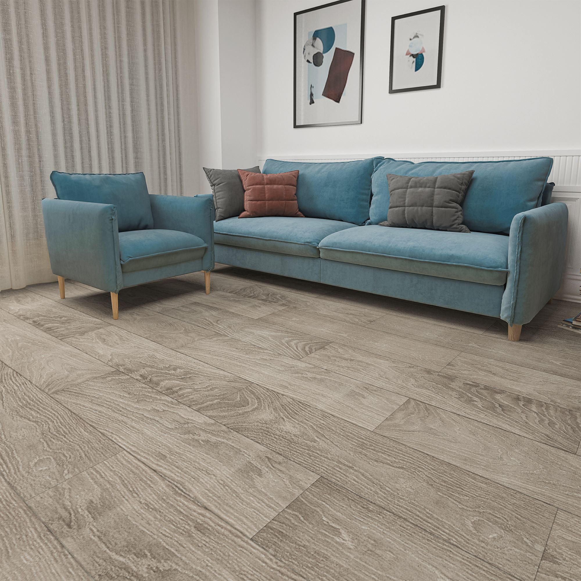 A43302-Art3d Peel and Stick Vinyl Floor Tiles,Wood Look Floor Plank,36 ...