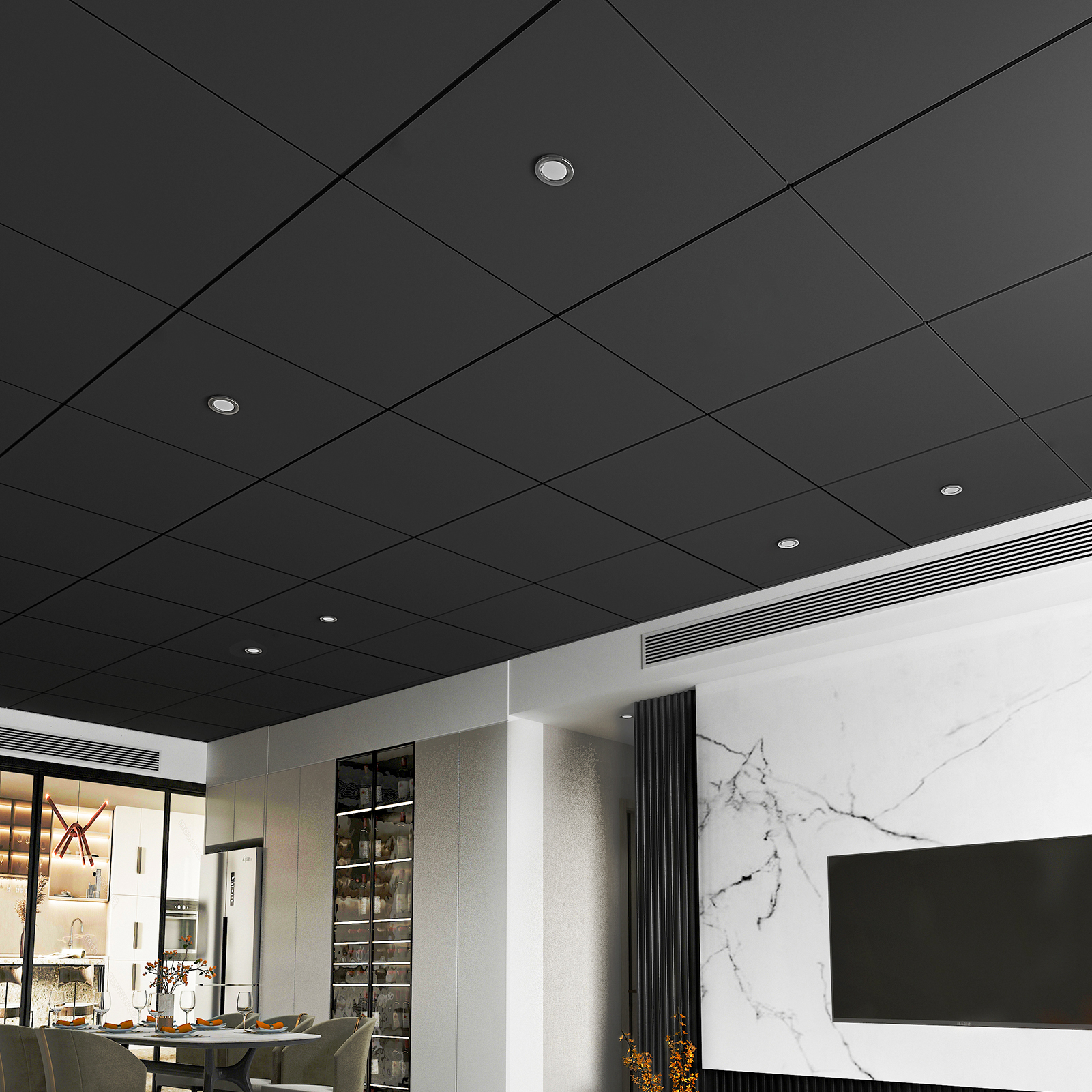 modern drop ceiling tiles
