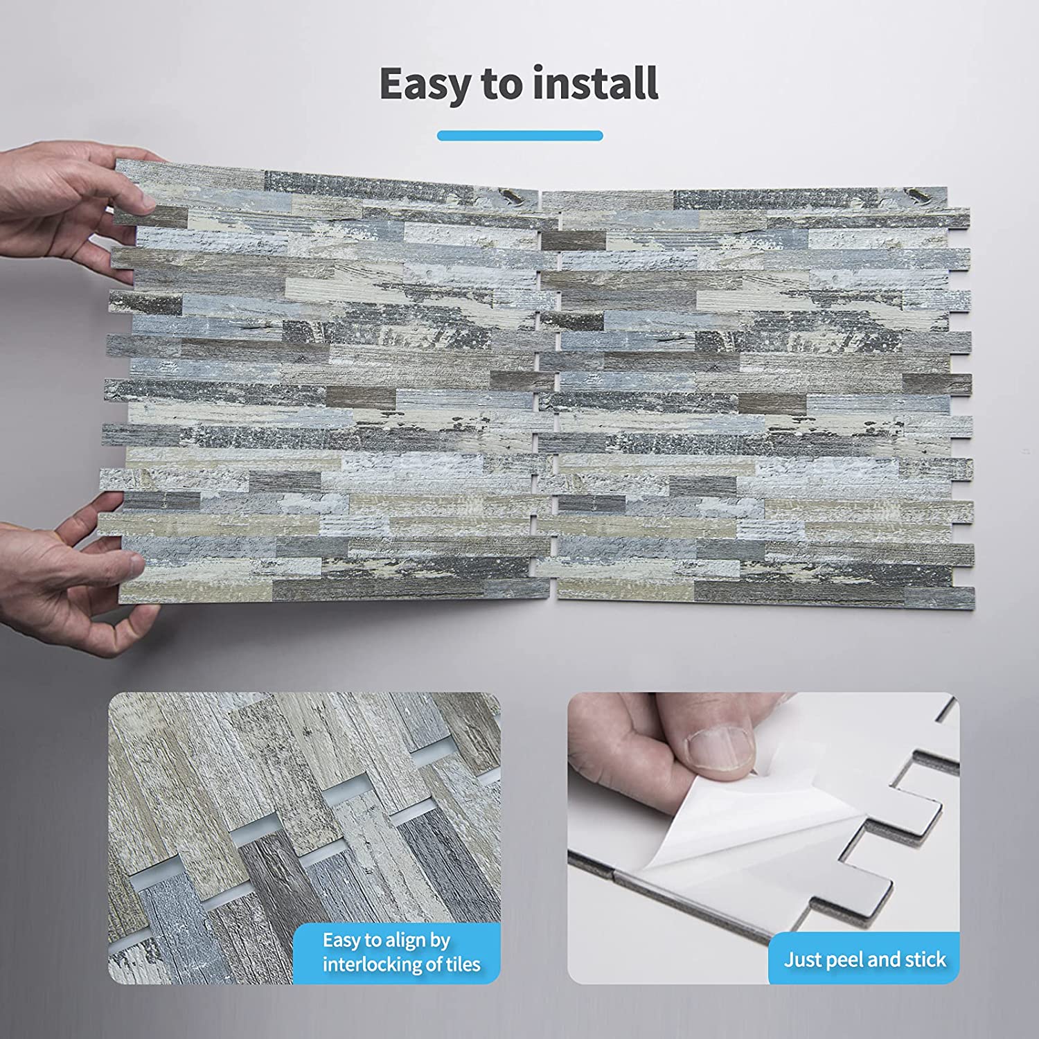 A16616-Art3d 10-Sheet Peel and Stick Stone Backsplash Tile for Kitchen ...