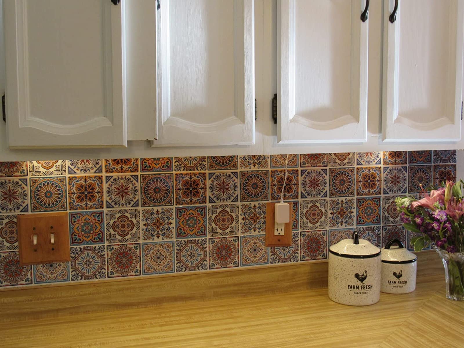 Mexican Talavera Tile Decal  Home decor accessories, Crazy home, Mosaic  backsplash kitchen