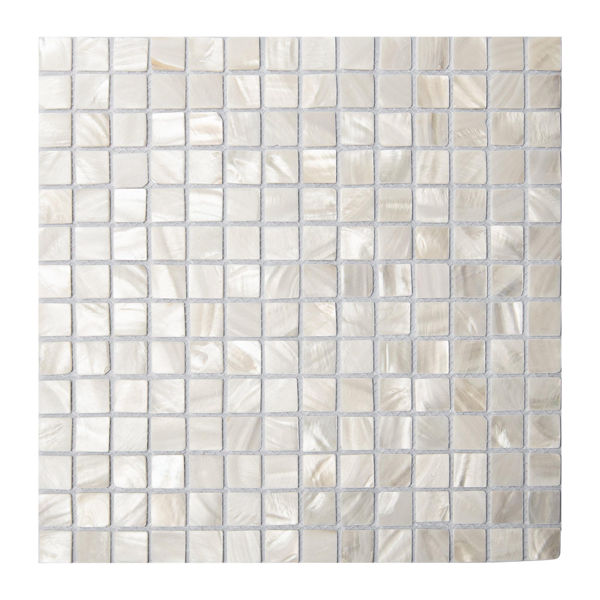 A18010 - Oyster Mother of Pearl Tile for Kitchen Backsplash, 12“x12