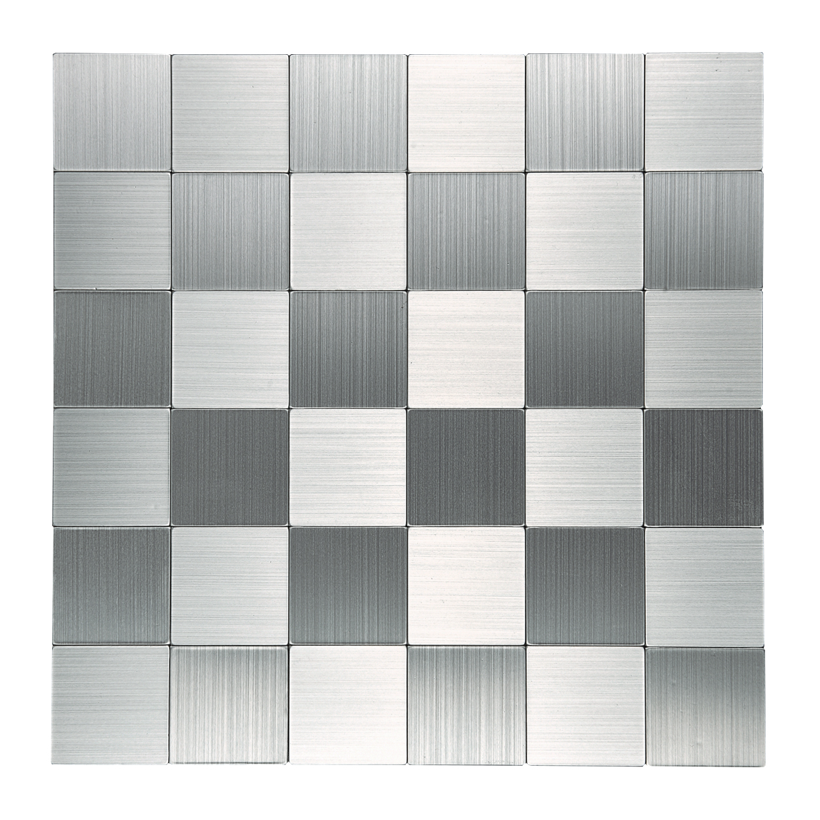 Art3d Peel and Stick Tile Metal Backsplash for Kitchen, Silver Set of 10