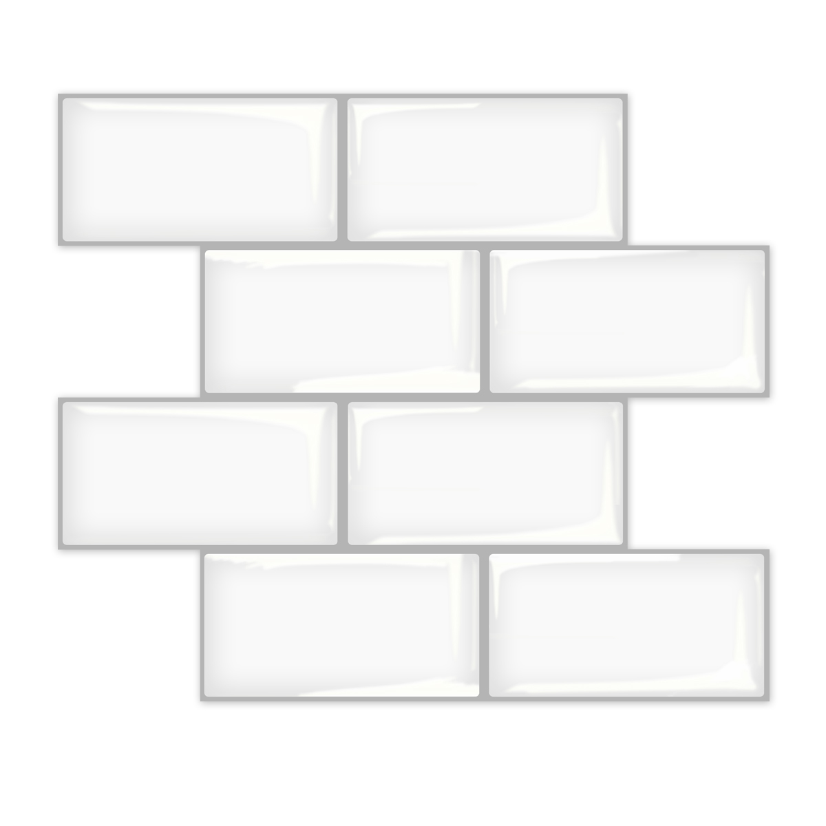 A17702-Art3d Subway Tiles Peel and Stick Backsplash, Stick on Tiles Kitchen Backsplash (10 Tiles, Thicker Version)