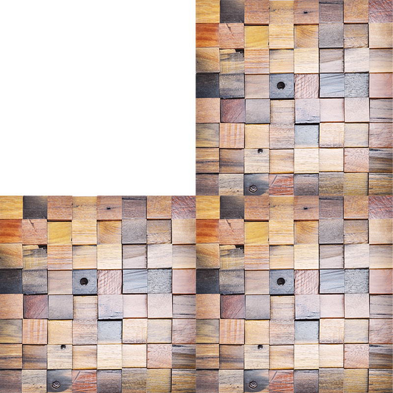 Recycled Wood Wall Panel Wooden Decorative Panels 10.66 Sq.Ft